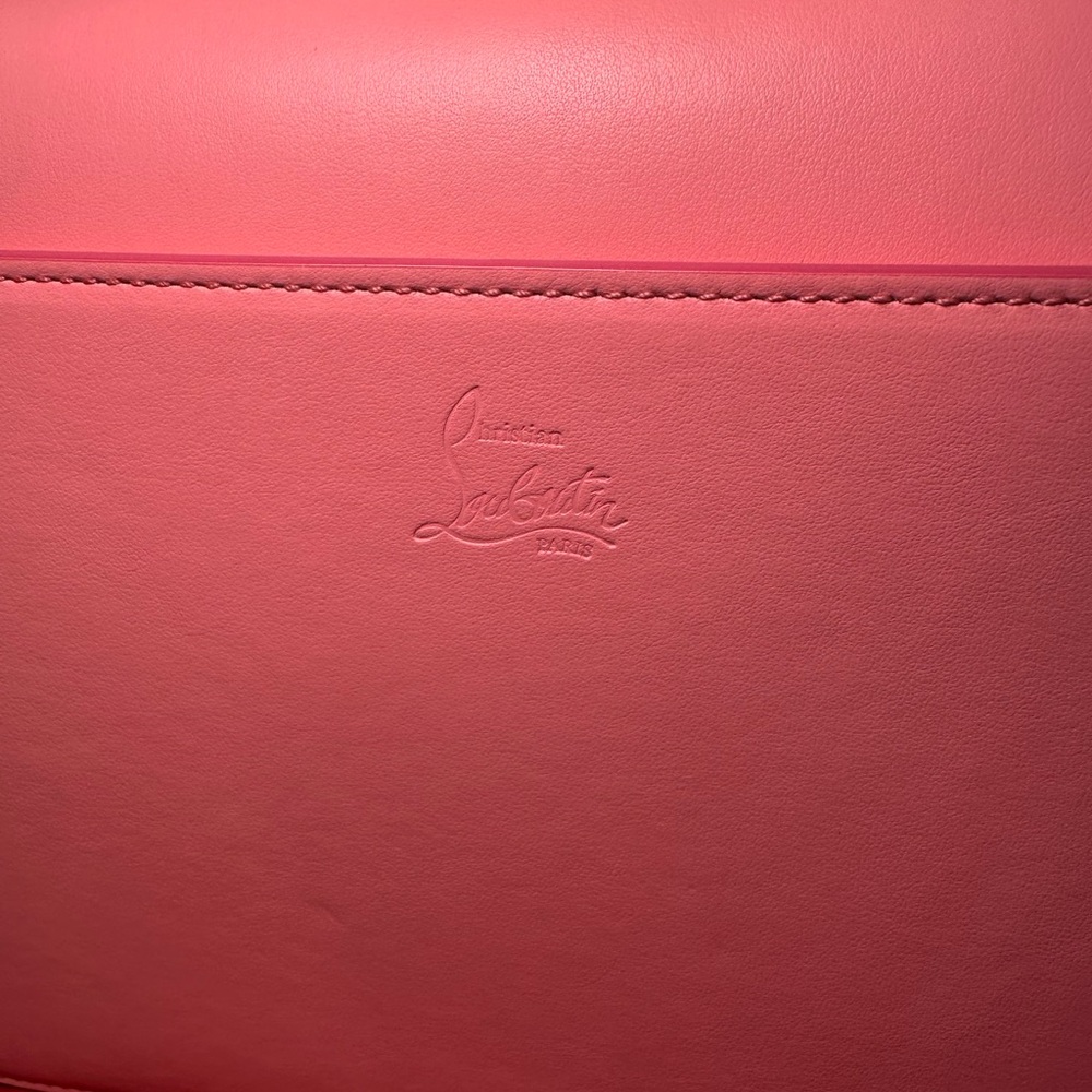 Christian Louboutin Pink Bow Purse - Picture 3 of 9